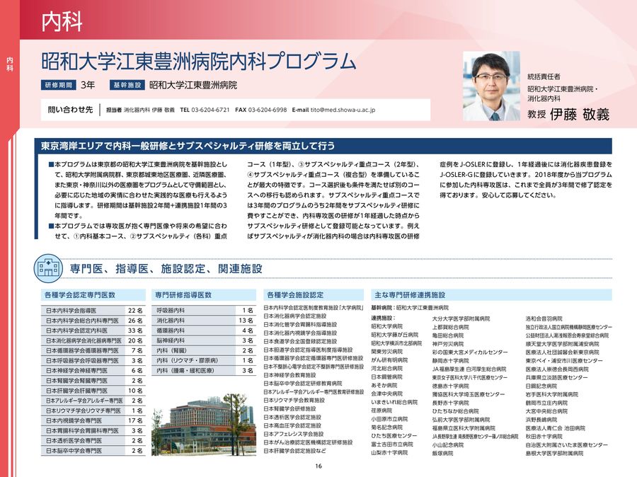 昭和大学 専門研修プログラムガイド 2025