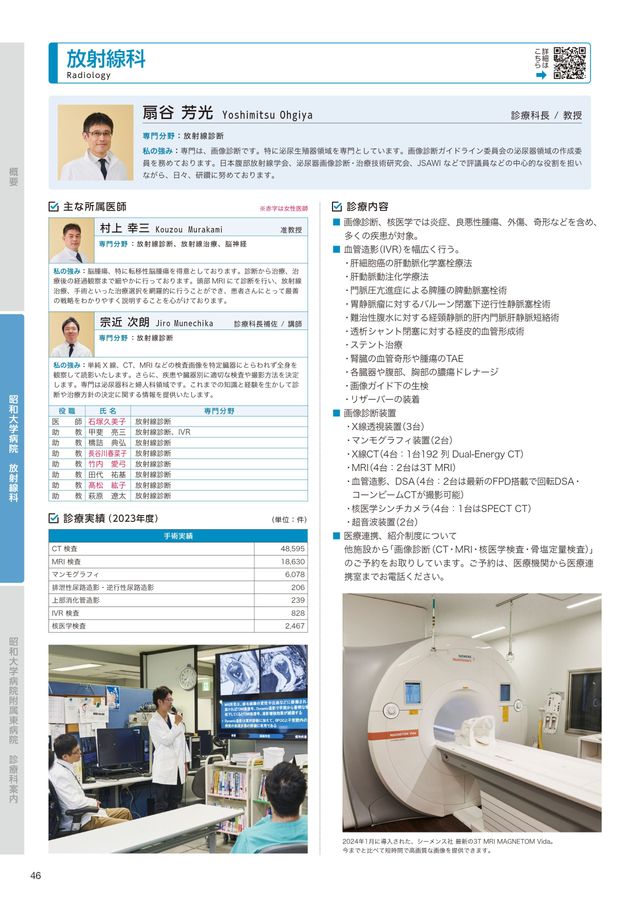 昭和大学病院／昭和大学附属東病院 診療科ガイド2024