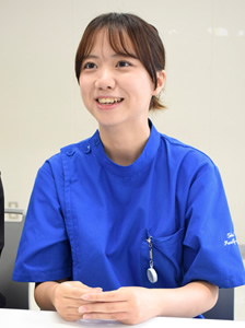 インタビューの様子
